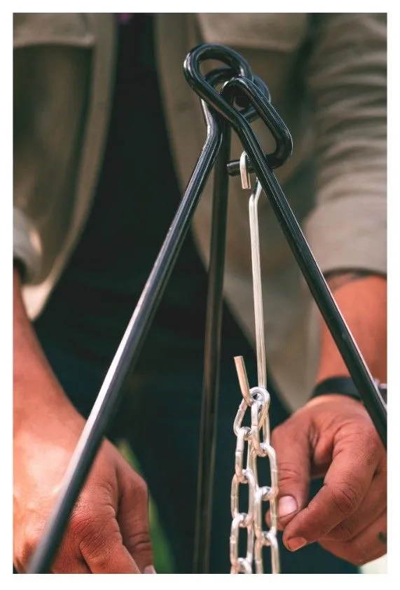CAMP FIRE TRIPOD - HEAVY DUTY